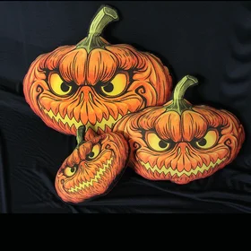 Подушки с фото: подушка Хеллоуин-Тыква_30х40